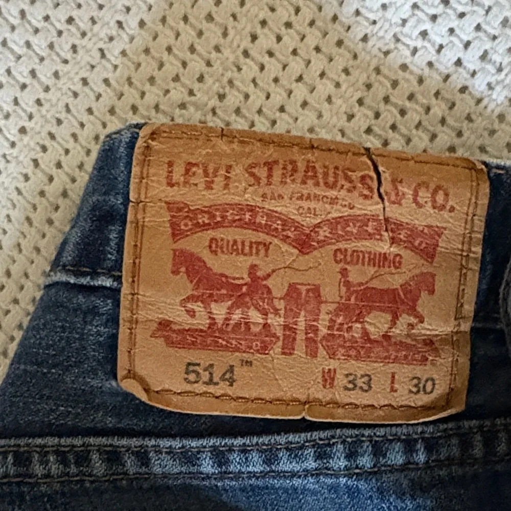 514 Levi's Men's Dark Indigo Straight Jeans